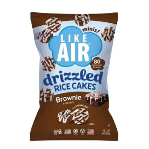 Like Air Drizzled Rice Cakes Brownie 4oz 8ct